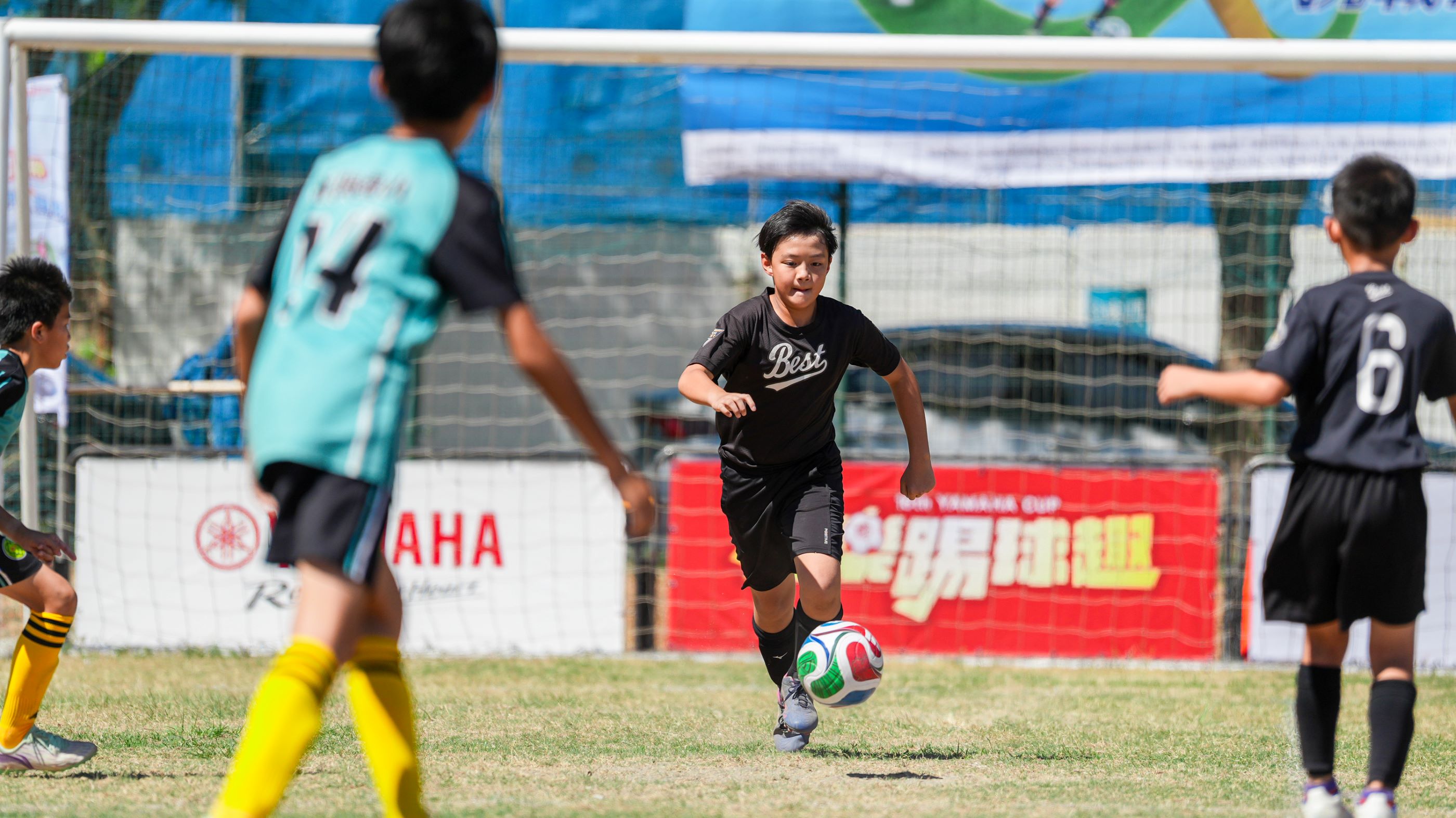 那隊很強(黑)後續規劃可能還是以和附近學校的友誼賽為主